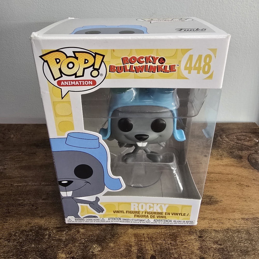 Funko Pop Rocky #448 Vinyl Figure Rocky & Bullwinkle